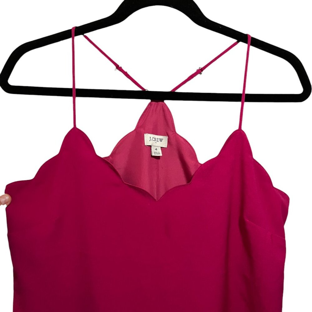 J. Crew Scalloped Edge Cami Tank Top β Size 4πΈππ·ππ - Picture 6 of 11